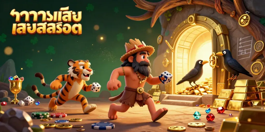เล่นเกมสล็อตออนไลน์แบบทดลองในคาสิโนพรีประวัติศาสตร์ที่เต็มไปด้วยอัญมณีและทองคำ