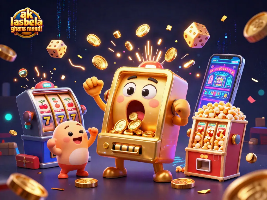 ak lasbela ghans mandi slot machines celebrate jackpot explosion with vibrant casino elements
