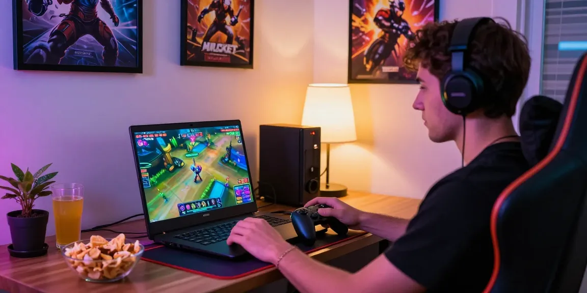 WildTokyo: Why Is Operating an Online Game Such an Attractive Business? Engaging online gaming scene with players and vibrant graphics.