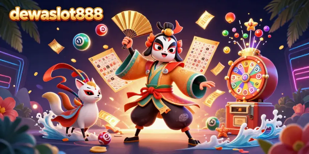 Menangkan jackpot di dewataslot888 dengan ilustrasi 3D yang memukau dari karakter kasino dan elemen permainan.