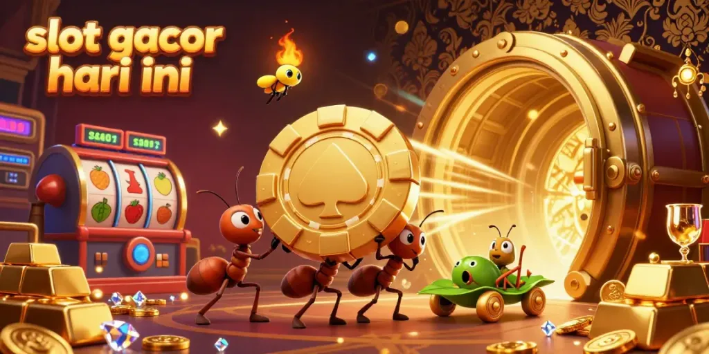 Slot gacor hari ini memberikan pengalaman bermain yang menarik dengan simbol-simbol jackpot dan suasana kasino yang seru.