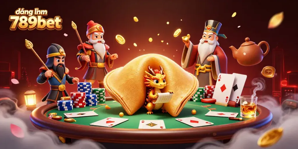 Experience the thrill of đăng nhập 789bet with vibrant casino elements and a magical dragon.