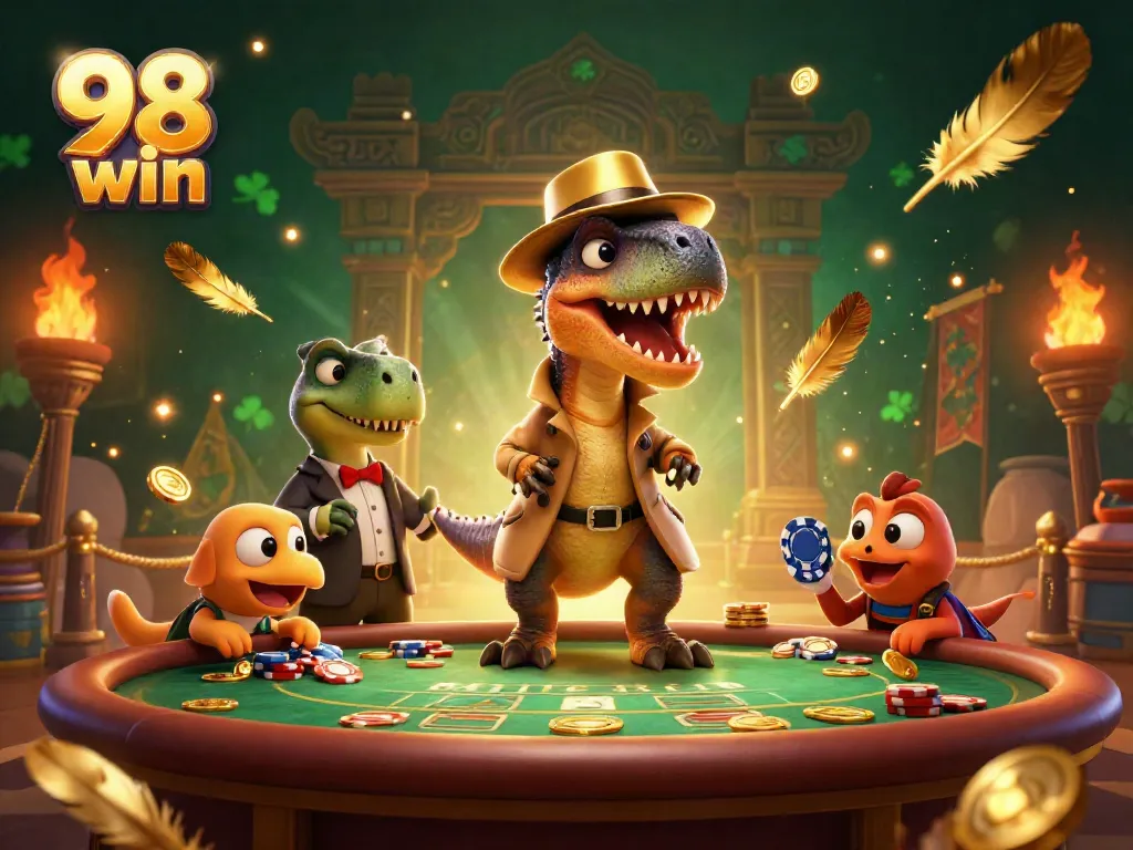 Experience thrilling moments at 98 win with dynamic casino characters and high-stakes action.